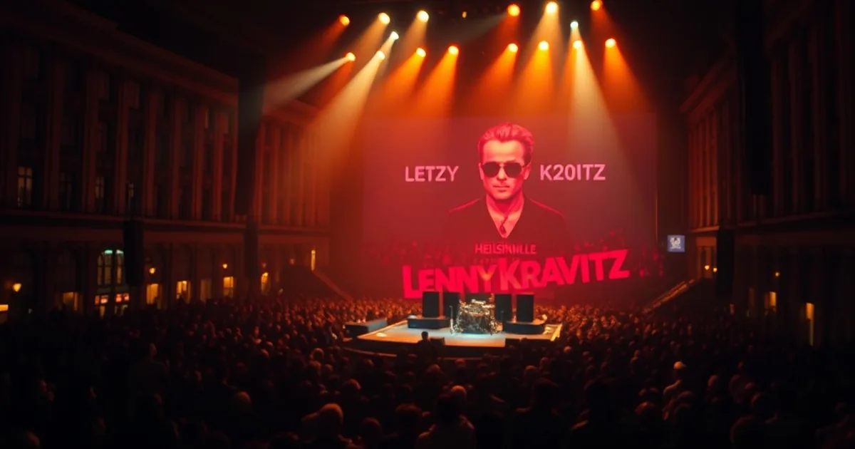 Lenny Kravitz Helsinki 2026: Konsertguide for Veikkaus Arena
