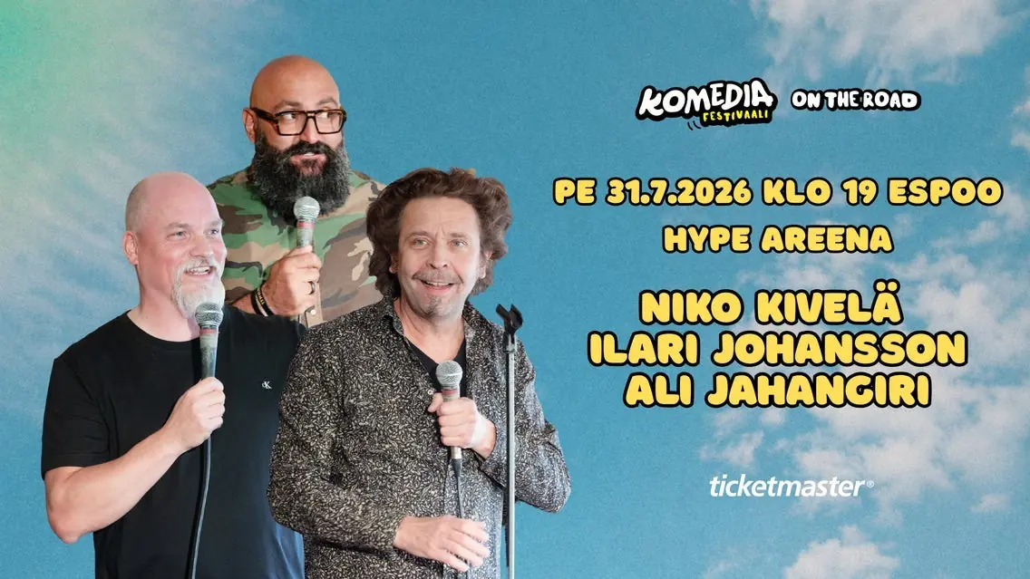 Komediafestivaali On The Road-kiertue — Espoon Hybridiarena Hype, Espoo