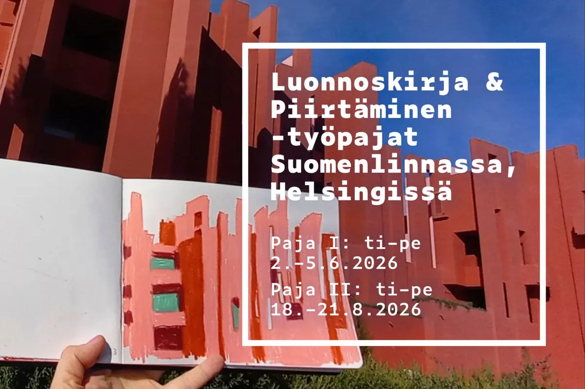 Luonnoskirja & Piirtäminen -työpajat — Suomenlinnan merilinnoitus, Helsinki