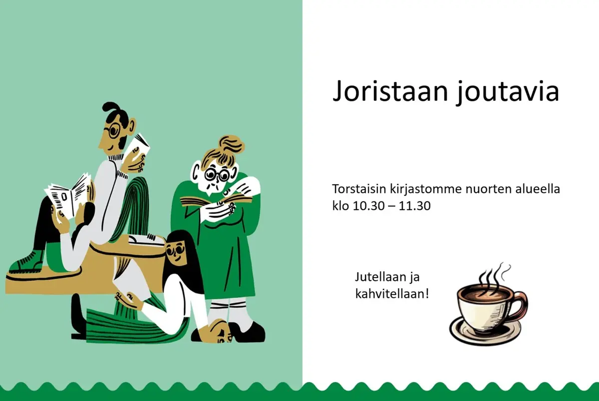 Joristaan joutavia — Vuosaaren kirjasto, Helsinki