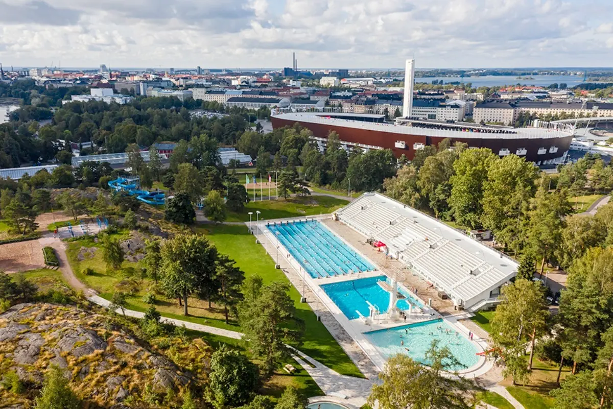 Helsinki-päivä uimastadionilla — Uimastadion / Maauimala, Helsinki