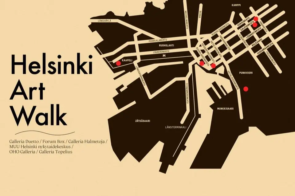 Helsinki Art Walk på engelsk — MUU Helsinki Nykytaidekeskus, Helsinki