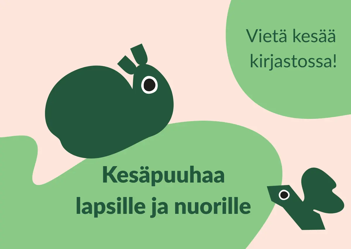 Kesäpuuhaa kirjastossa:  Animaatiopaja Ankka — Ison Omenan kirjasto, Espoo