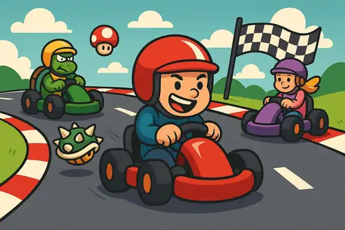 Sellon kirjaston Mario Kart Turnaus