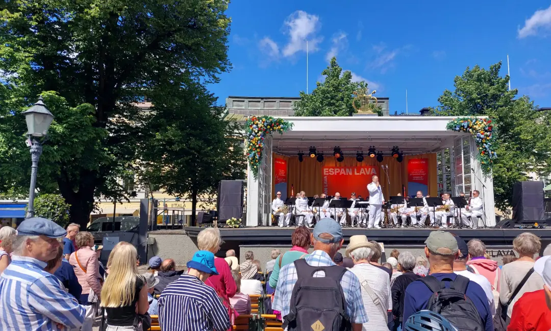 MIL-Espa: Värmlands militärkårs värnpliktsband Hallakko — Espan lava, Helsingfors