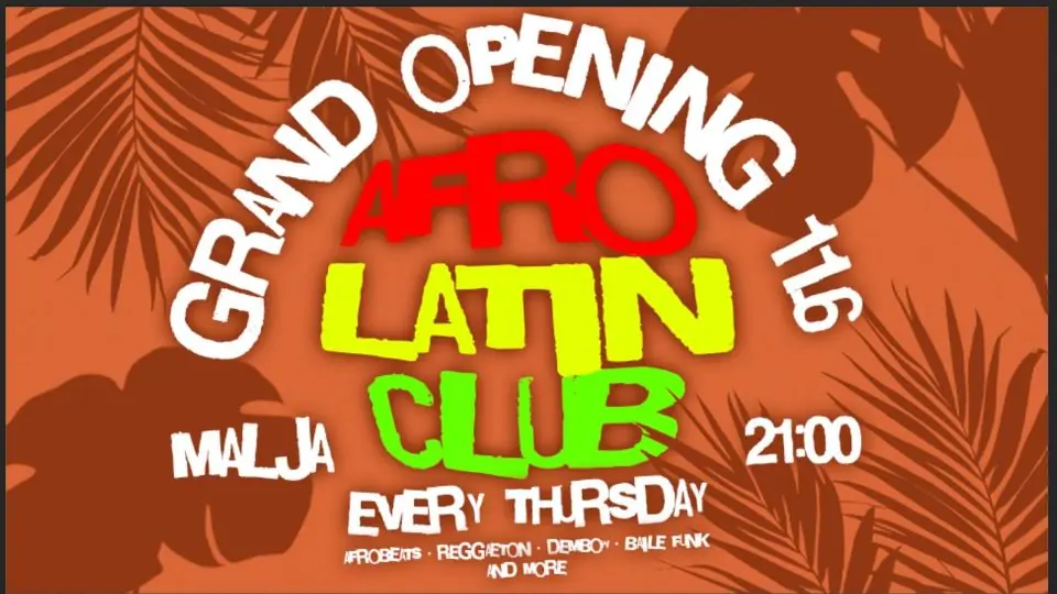 AfroLatin Terrace // Malja Helsinki // Every Thursday — Malja Helsinki, Helsinki