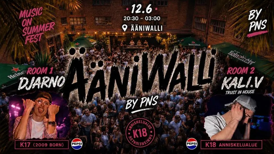 Music On Summer Fest By PNS — ÄäniWalli, Helsingfors