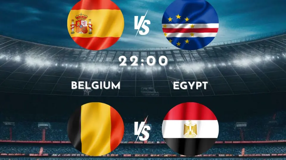 FIFA World Cup June 15 19:00 Spain vs. Cap Verde FIFA World Cup June 15 22:00 Belgium vs. Egypt — Malja Helsinki, Helsinki