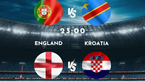FIFA World Cup 17.6. в 20:00 Португалия vs. ДР Конго | в 23:00 Англия vs. Хорватия