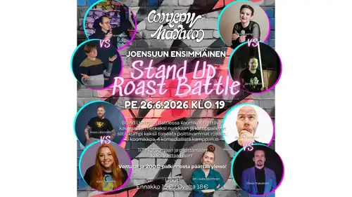Stand up Roast Battle! Comedy Mayhem Joensuu - Fr 26.6.2026
