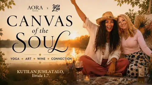 Canvas of the Soul • Yoga & Art • 1.7. // Iittala, Kutilan Juhlatalo