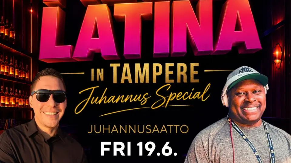 FIESTA LATINA IN TAMPERE - JUHANNUS 2026 - FRI 19.6. — Sherlock Holmes The Bar, Tampere