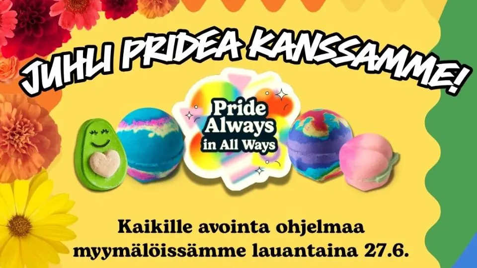 Pride-выходные в Lush — Lush Finland Oy, Хельсинки