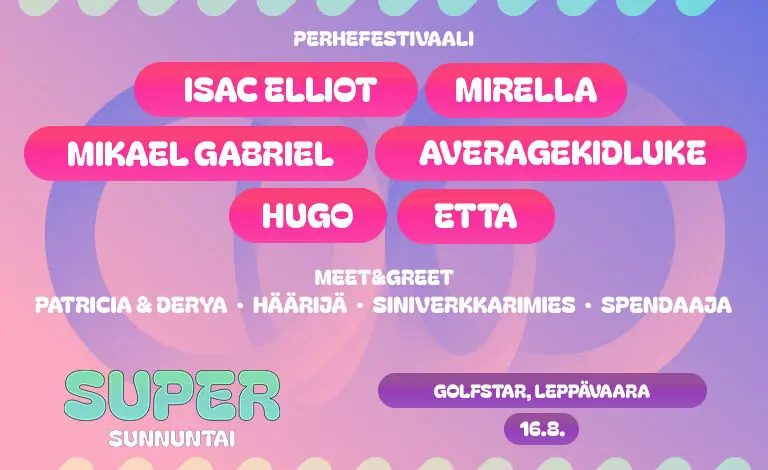 Supersunnuntai perhefestivaali, Espoo — GolfStar Leppävaara, Espoo