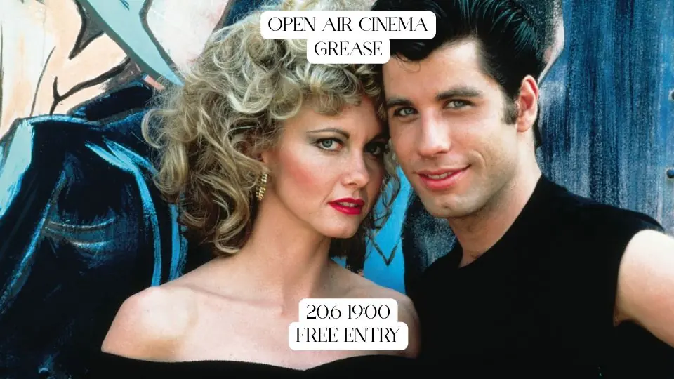 Open Air Cinema: Grease (1978) - June 20th at 19:00 — Malja Helsinki, Helsinki