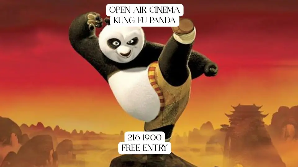Open Air Cinema: Kung Fu Panda (2008) - June 21st at 19:00 — Malja Helsinki, Helsinki