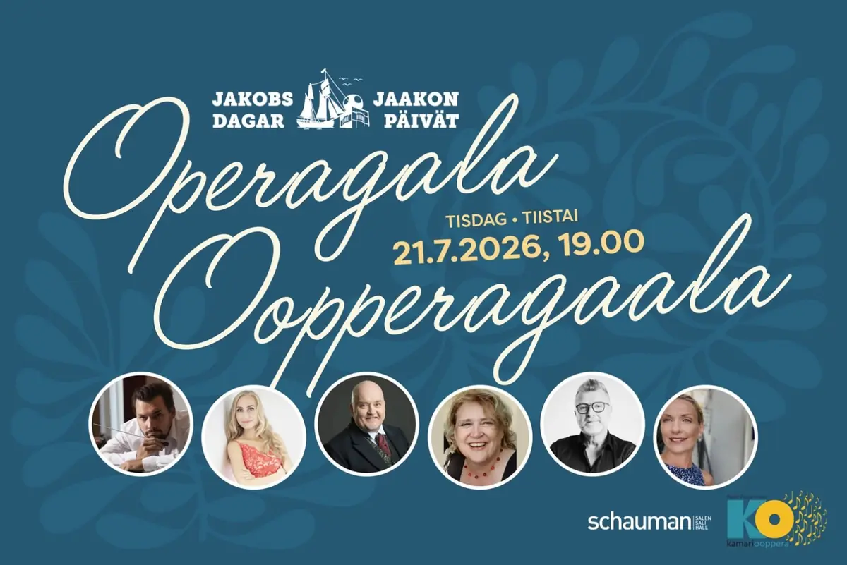 Opera Gala at Schaumansalen — Schaumansali, Pietarsaari