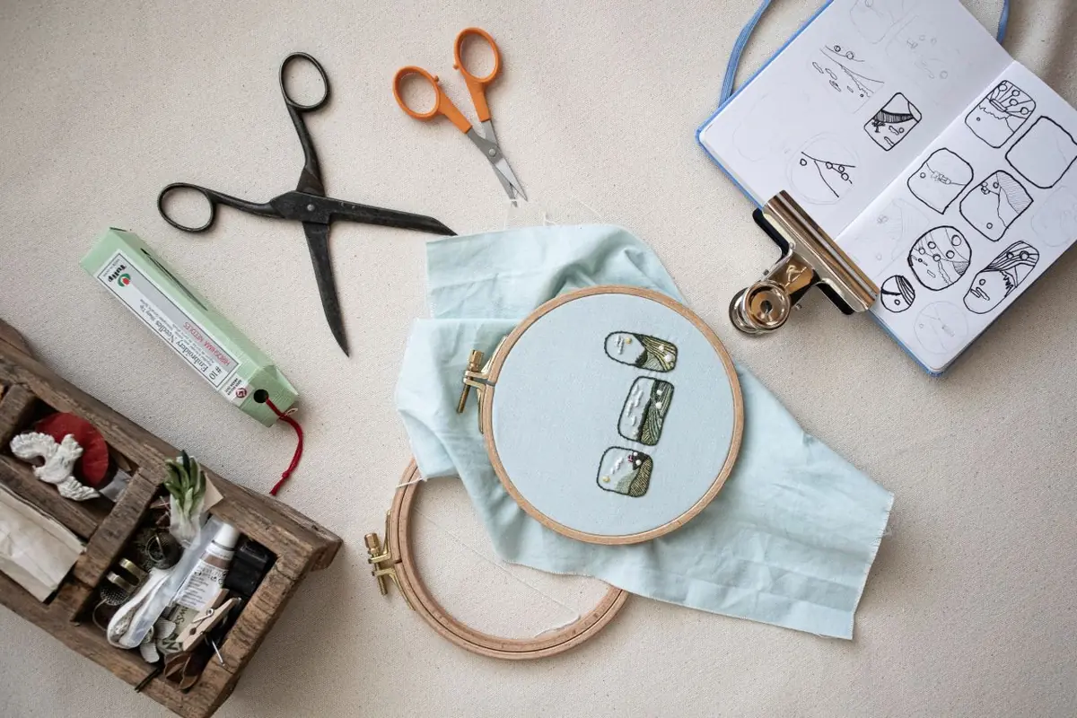 Night of the Arts at Vuotalo / Embroidery Workshop / Embroidery Workshop — Vuotalo, Helsinki