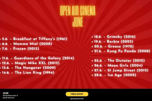 Open Air Cinema