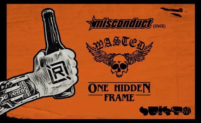 Friction Fest: Misconduct (SWE), Wasted, One Hidden Frame — Suisto-klubi, Hämeenlinna