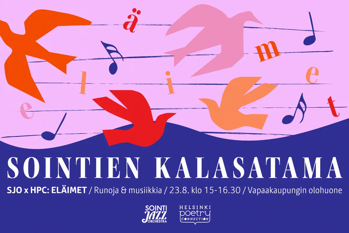 SJO x HPC: Eläimet — Kalasataman Vapaakaupungin Olohuone, Helsinki