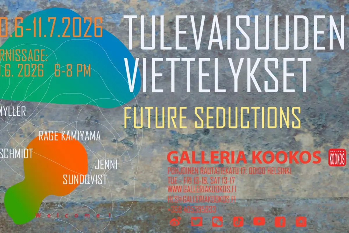 Framtidens frestelser — Galleria Kookos, Helsingfors