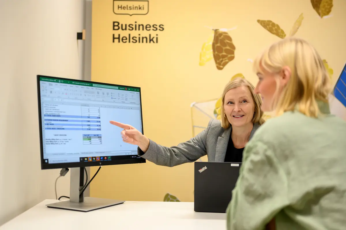 Business Plan and Calculations Training — Internet, Helsinki