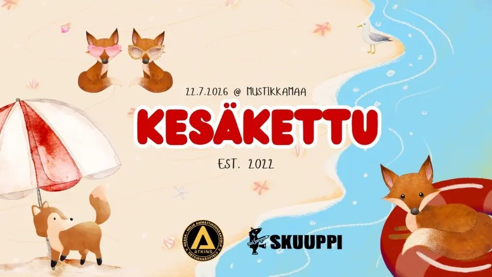 Atkins & Skuuppi: Kesäkettu 2026 — Mustikkamaa, Helsinki