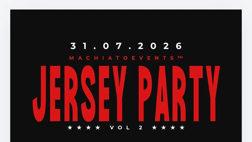 JERSEY PARTY 2026 VOL.2 | MACHIATOEVENTS — Barcelo Tapas & Night Club, Helsinki