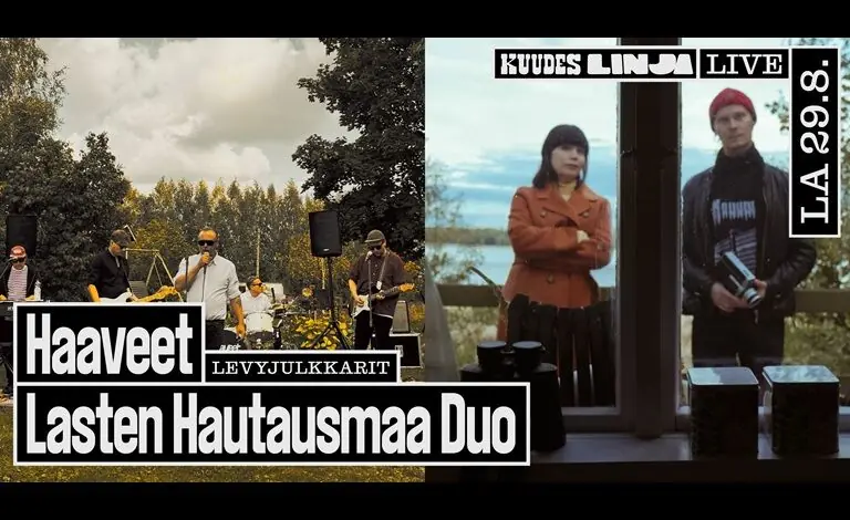 Haaveet - релиз альбома, Lasten Hautausmaa Duo — Kuudes Linja, Хельсинки