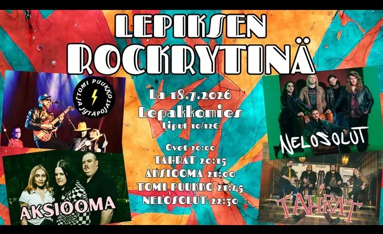 Lepiksen Rockrytinä — Lepakkomies, Helsinki