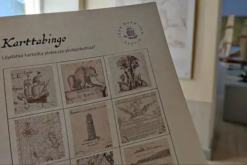 Map Bingo at Ehrensvärd Museum