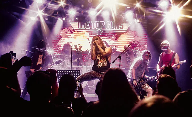 The Top Guns - Soundtracks To 80s Dynamite Action Films — On The Rocks, Helsinki