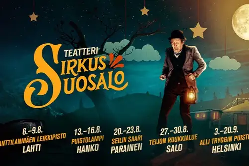 Teatteri Sirkus Suosalo: Rantaruntti-kiertue 2026