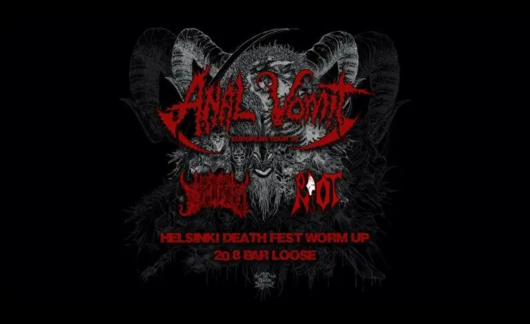 Anal Vomit (PER), R.I.O.T. (CZE), Hoc Est Bellum — Bar Loose, Helsinki