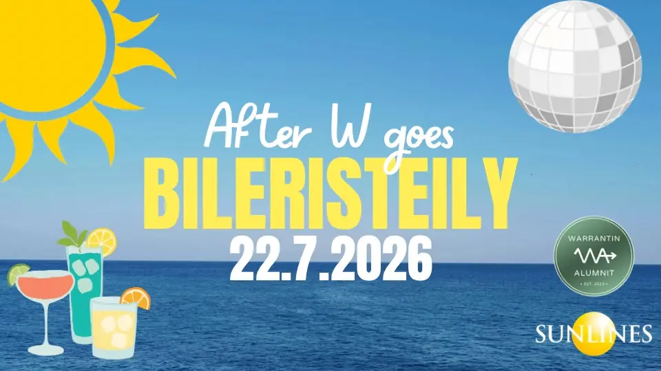 After W goes BILERISTEILY — Warrantin Alumnit ry, Хельсинки