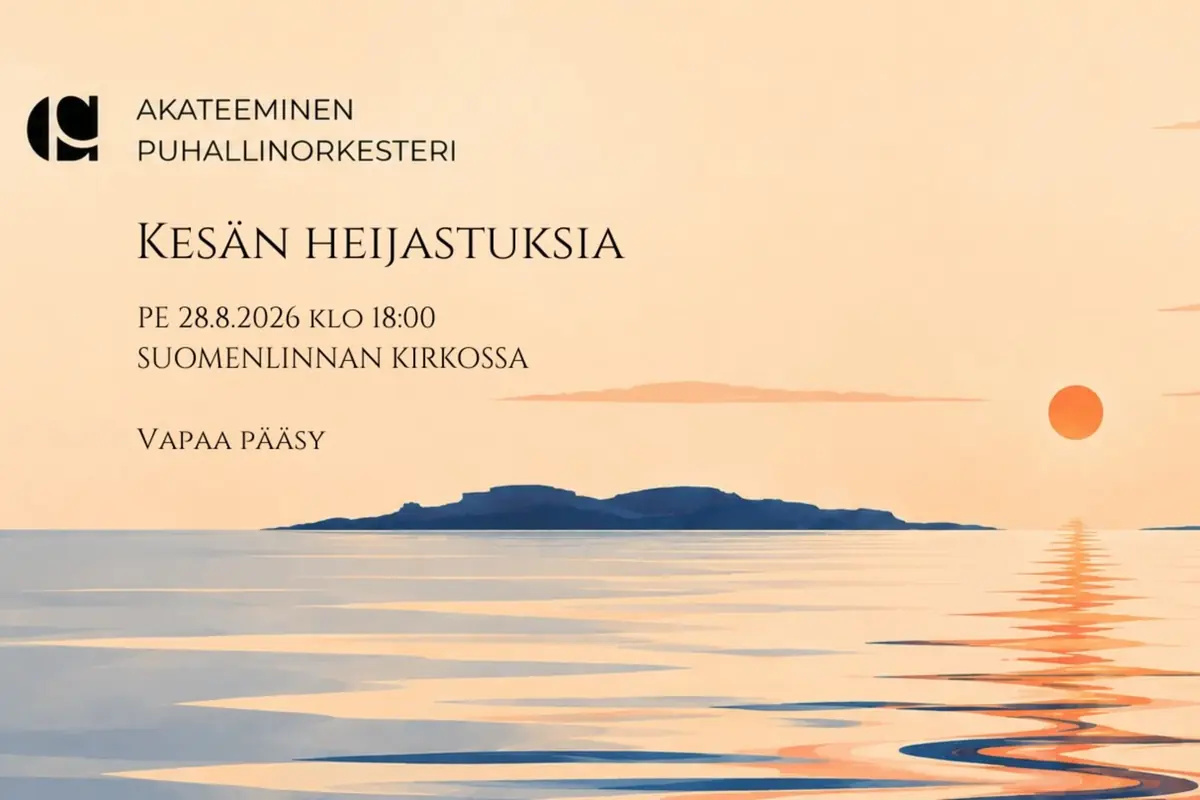 Academic Wind Orchestra: Summer Reflections — Suomenlinnan kirkko, Helsinki