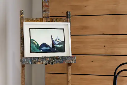 Afternoon Gathering in the Drawing Salon | Watercolour