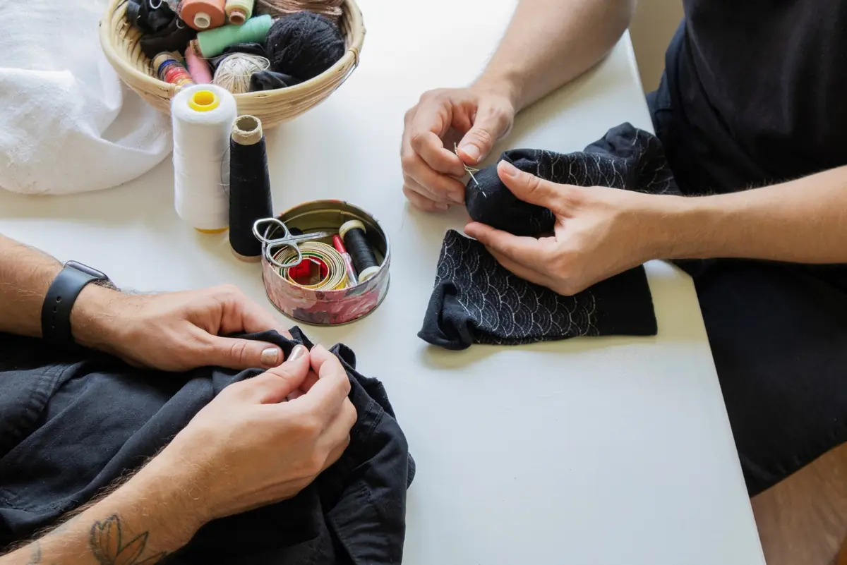 Repair Workshop: Try Sashiko — Herttoniemen kirjasto, Helsinki