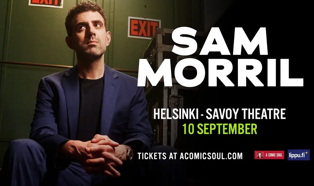 Sam Morril — Savoy-teatteri, Helsinki