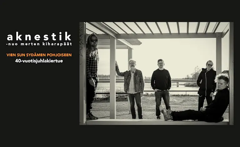 Aknestik - Vien sun sydämen pohjoiseen 40th Anniversary Tour — Poppari, Jyväskylä