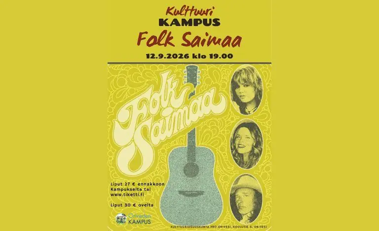 Folk Saimaa — Oriveden Kampus, Klemettisali, Orivesi