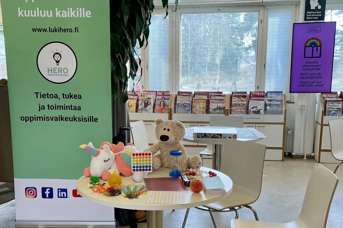Reading Advice at South Haaga Library — Etelä-Haagan kirjasto, Helsinki