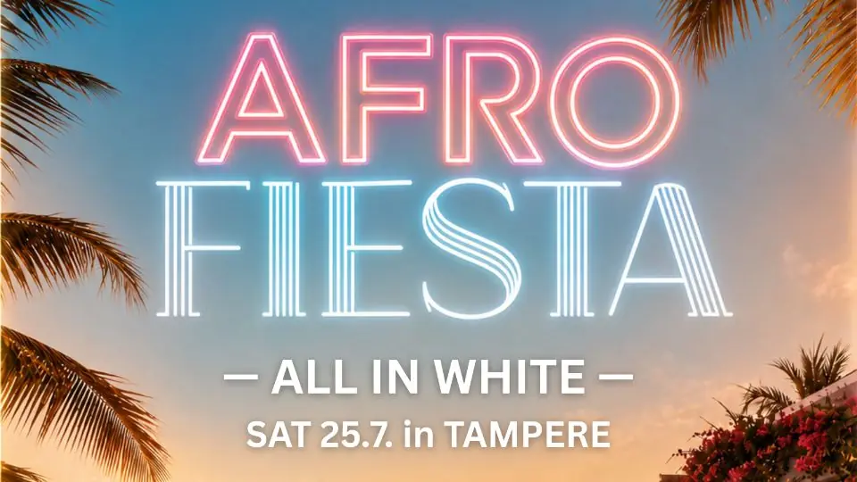 AFRO FIESTA 25.7. "ALL IN WHITE" - River Terrace & Bar, Тампере — River Terrace & Bar, Тампере
