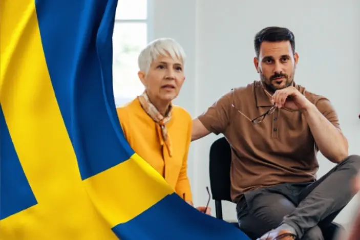 Swedish-language discussion group on Mondays in Malmi — Stadin yhteisötalo Malmi, Helsinki