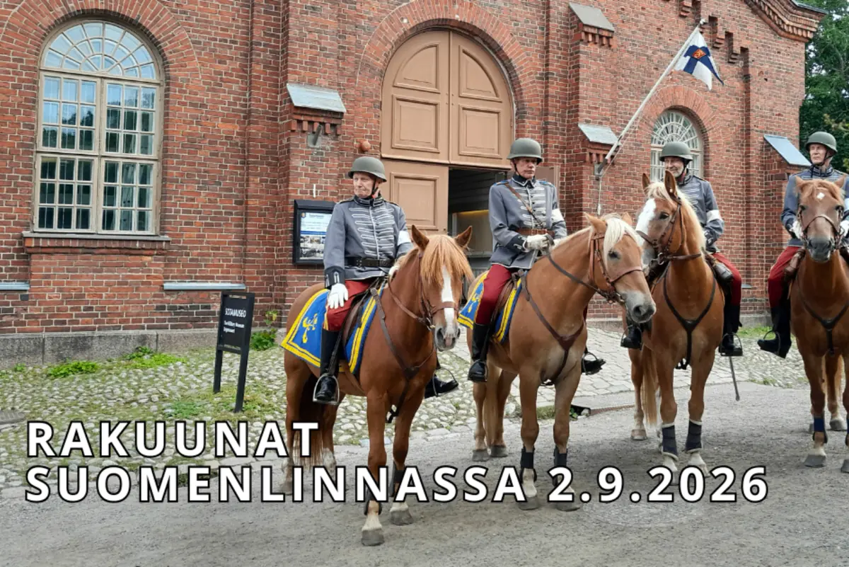 Rauhalan Rakuunat Sotamuseolla — Sotamuseon Maneesi ja Tykistömaneesi, Helsinki