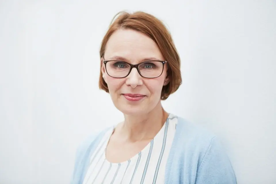 Forfatteren Minna Eväsoja på besøk — Vuosaaren kirjasto, Helsinki