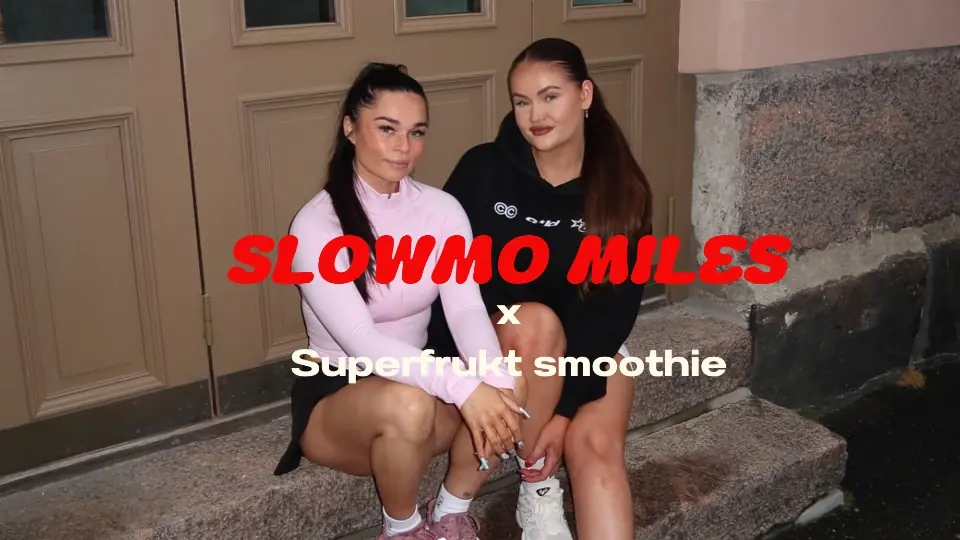 SLOWMO MILES x Superfrukt Smoothie — SLOWMO MILES runclub, Helsinki