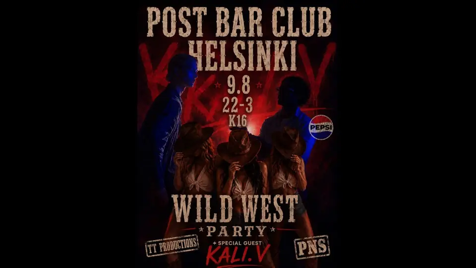WILD WEST POST BAR — PNS, Helsinki