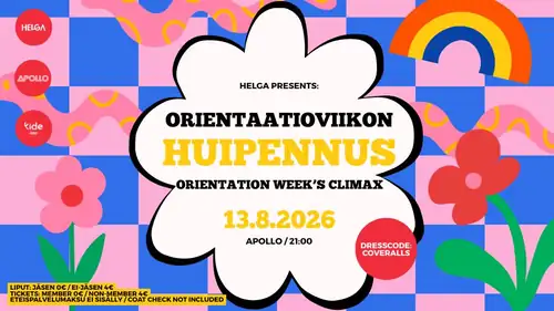 Orienteringsukas høydepunkt / Orientation Week Climax 2026